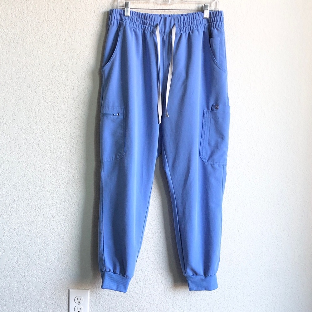 Figs Zamora Scrub Joggers Pants Blue XL PO 5852 1001100
